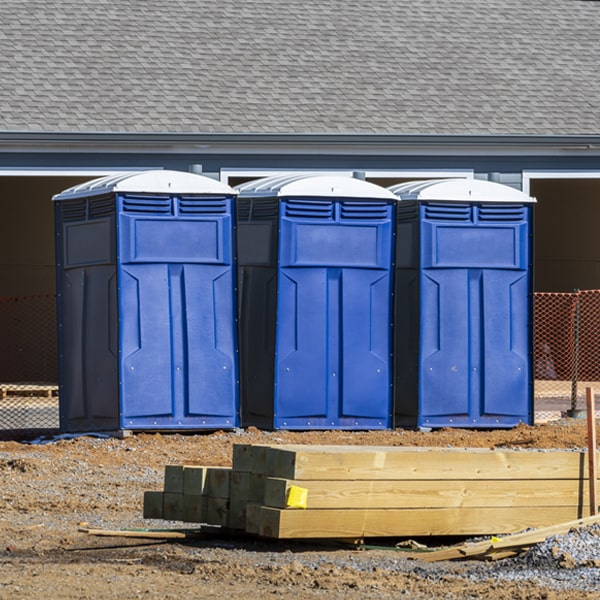 how do you ensure the porta potties are secure and safe from vandalism during an event in Brookston